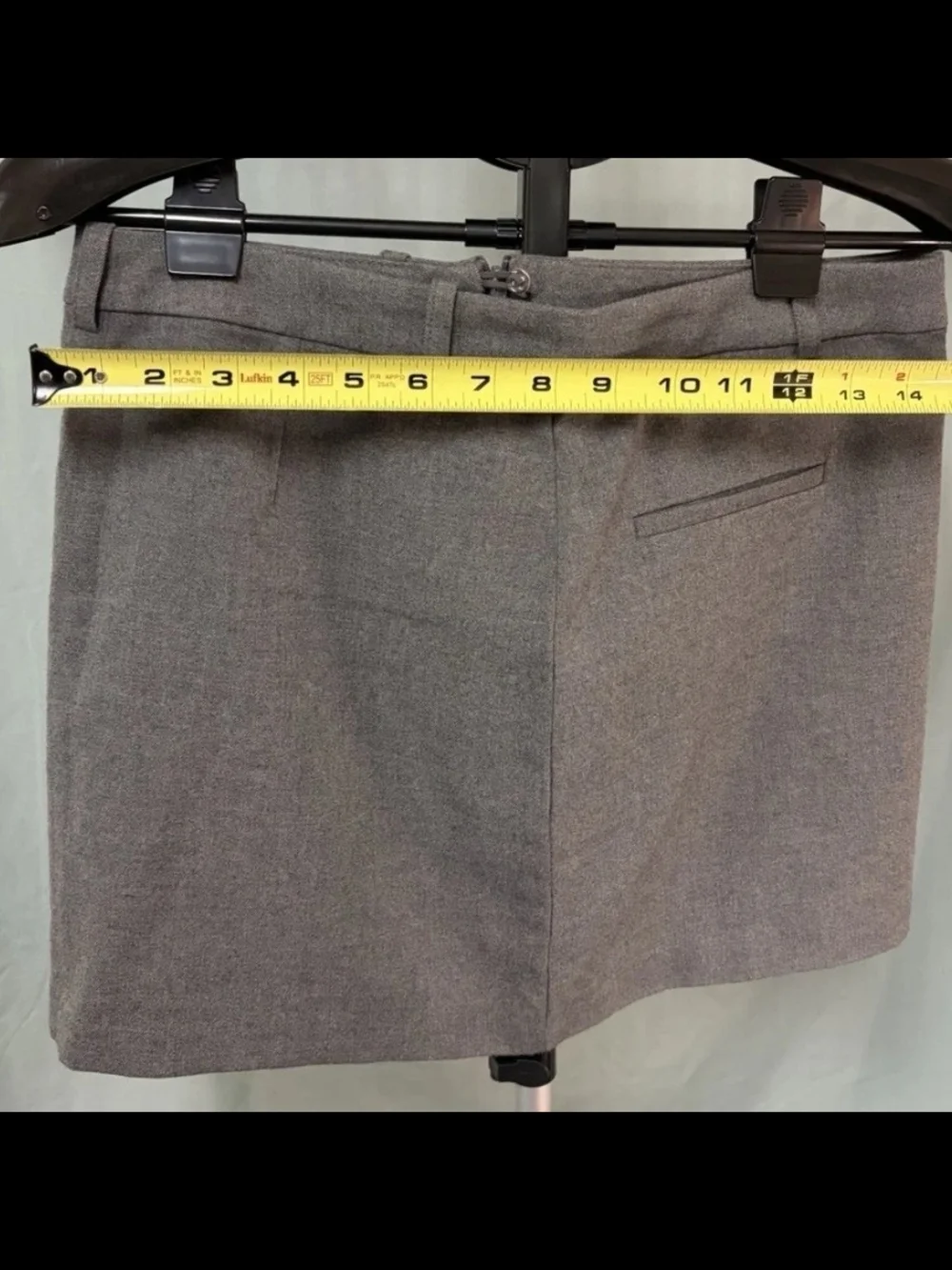 H&M Mini Skirt in Heathered Brown-Gray